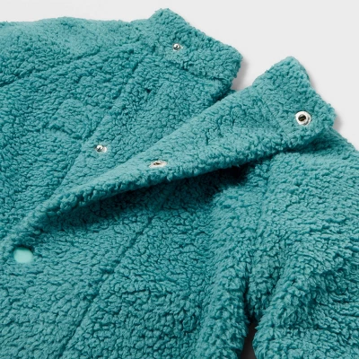 Toddler Adaptive Mock Neck Long Sleeve Fleece Jacket - Cat & Jack™ 5 Toddler Adaptive Mock Neck Long Sleeve Fleece Jacket - Cat & Jack™ - Image 3