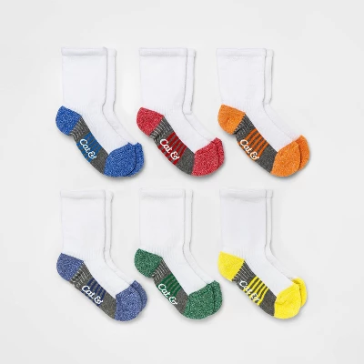 Baby Boys' 6pk Crew Socks - Cat & Jack™ 4 Baby Boys' 6pk Crew Socks - Cat & Jack™ - Image 2