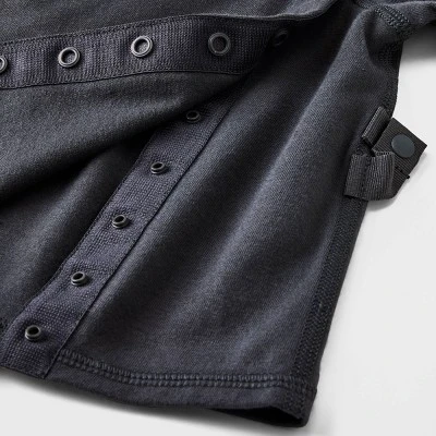 Baby Adaptive Side Snap Long Sleeve T-Shirt - Cat & Jack™ Black 5 Baby Adaptive Side Snap Long Sleeve T-Shirt - Cat & Jack™ Black - Image 3