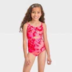 Girls' Summer Spiral One Piece Swimsuit - Cat & Jack™ Pink 7 Girls' Summer Spiral One Piece Swimsuit - Cat & Jack™ Pink -Kid Clothing GUEST 6a28da1e eca4 496d b690 5526707cdb4b