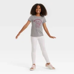 Girls' Short Sleeve Friendsies Graphic T-Shirt - Cat & Jack™ Medium Charcoal -Kid Clothing GUEST 6a2ab547 6e7e 47f9 b391 dcfd4b8c7049