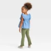 Toddler Girls' Chambray Top & Leggings Set - Cat & Jack™ Green 1 Toddler Girls' Chambray Top & Leggings Set - Cat & Jack™ Green -Kid Clothing GUEST 6c16cb47 36b9 4dd5 9bd9 e1e0e2d3a1df