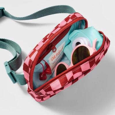 Kids' Fanny Pack Checkered - Cat & Jack™ 3 Kids' Fanny Pack Checkered - Cat & Jack™