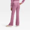 Girls' Cozy Ribbed Flare Pants- Cat & Jack™ -Kid Clothing GUEST 6f188bf2 2738 49d4 a075 ee901dba38f7