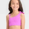 Girls' Solid Bikini Set - Cat & Jack™ Purple 1 Girls' Solid Bikini Set - Cat & Jack™ Purple -Kid Clothing GUEST 6f515a98 2067 4c27 b53c 81f9a85b98f1
