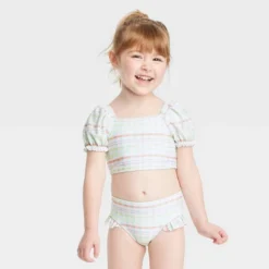 Toddler Girls' 2pc Plaid Bikini Set - Cat & Jack™ 7 Toddler Girls' 2pc Plaid Bikini Set - Cat & Jack™ -Kid Clothing GUEST 70957406 f71e 40d0 aabe eb029940768d