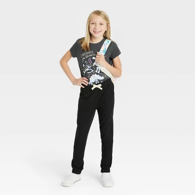 Girls' Cozy Jogger Pants - Cat & Jack™ 4 Girls' Cozy Jogger Pants - Cat & Jack™ - Image 2