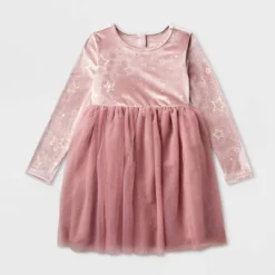 Girls' Adaptive Long Sleeve Star Velour To Tulle Dress - Cat & Jack™ Dusty Pink 9 Girls' Adaptive Long Sleeve Star Velour To Tulle Dress - Cat & Jack™ Dusty Pink -Kid Clothing GUEST 71c03aa7 b741 4178 b7c2 be873bf5cc83