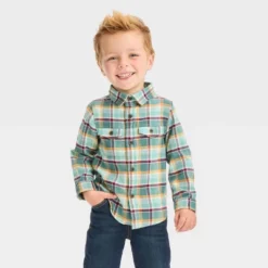 Toddler Boys' Long Sleeve Flannel Shirt - Cat & Jack™ -Kid Clothing GUEST 71e4fe28 cbad 45c2 be62 78b9144abc41