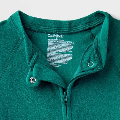 Toddler Adaptive Abdominal Access Fleece Union Suit Pajamas - Cat & Jack™ 4 Toddler Adaptive Abdominal Access Fleece Union Suit Pajamas - Cat & Jack™ - Image 2