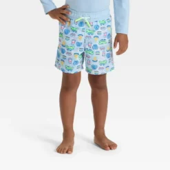 Toddler Boys' Snack Time Swim Shorts - Cat & Jack™ Light Blue -Kid Clothing GUEST 730bc5e3 c5ca 45f2 af68 733a67eb3145