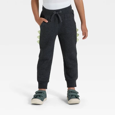 Toddler Boys' Halloween Dino Pants - Cat & Jack™ Black 5 Toddler Boys' Halloween Dino Pants - Cat & Jack™ Black - Image 3