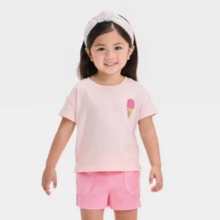 Toddler Girls' 'Ice Cream' Shirt - Cat & Jack™ Peach Orange 9 Toddler Girls' 'Ice Cream' Shirt - Cat & Jack™ Peach Orange -Kid Clothing GUEST 756adbf1 52b6 4f80 afce 34e9b77ef3f3