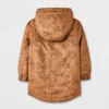 Toddler Boys' Dino Printed Hooded Parka Jacket - Cat & Jack™ Brown