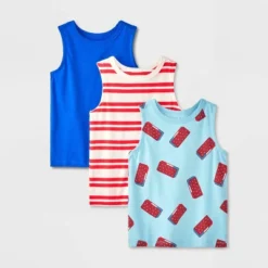 Toddler Boys' 3PK 4th Of July Ice Cream Tank Top - Cat & Jack™ -Kid Clothing GUEST 77026e1f fd01 4cb3 afa0 844473b3024e