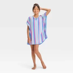 Girls' Striped Cover Up Top - Cat & Jack™ Blue 7 Girls' Striped Cover Up Top - Cat & Jack™ Blue -Kid Clothing GUEST 781cdab9 cbcd 4469 92a1 d6ba9d9d1f94