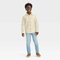 Boys' Long Sleeve Corduroy Button-Down Shirt - Cat & Jack™ -Kid Clothing GUEST 78a1ad7f 8812 46e8 9bca 786d6a1992a2