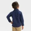 Toddler Boys' Long Sleeve Dot Printed 'Button-Down' Shirt - Cat & Jack™ Navy Blue 2 Toddler Boys' Long Sleeve Dot Printed 'Button-Down' Shirt - Cat & Jack™ Navy Blue -Kid Clothing GUEST 792b3d7c db67 4a6b b594 7767e2f0f380