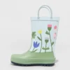 Toddler Girls' Saylor Floral Print Rain Boots - Cat & Jack™ Blue/Green 2 Toddler Girls' Saylor Floral Print Rain Boots - Cat & Jack™ Blue/Green -Kid Clothing GUEST 79b2e8be 5733 40ff a590 d6eeb3ea1cfd