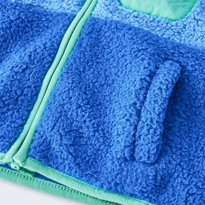 Toddler Boys' Full Zip Fleece Jacket - Cat & Jack™ 5 Toddler Boys' Full Zip Fleece Jacket - Cat & Jack™ - Image 3