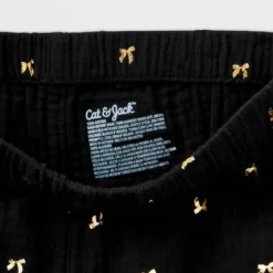 Toddler Girls' 2pc Adaptive Long Sleeve Dressy Top And Bottom Set - Cat & Jack™ Black -Kid Clothing GUEST 7ae731a9 2d63 4588 b0c5 0ebaeb0b6b9f