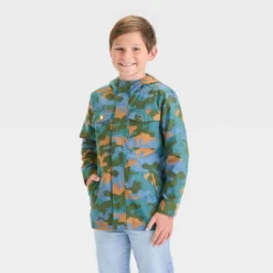 Boys' Camouflage Jacket - Cat & Jack™ Blue -Kid Clothing GUEST 7b561403 4b63 4ee9 80b0 d40300e12b93