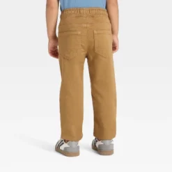 Toddler Boys' Straight Fit Denim Pants - Cat & Jack™ Khaki