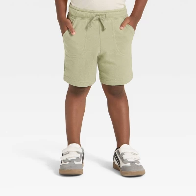 Toddler Boys' Knit Shorts - Cat & Jack™ Green 5 Toddler Boys' Knit Shorts - Cat & Jack™ Green - Image 3