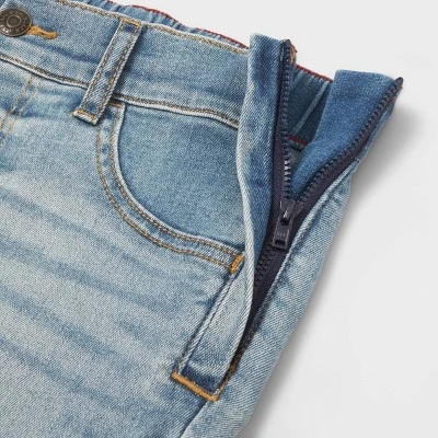 Boys' Adaptive Jeans - Cat & Jack™ Light Wash 4 Boys' Adaptive Jeans - Cat & Jack™ Light Wash - Image 2
