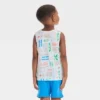 Toddler Boys' Short Sleeve Surf And Sun Tank Top - Cat & Jack™ Cream -Kid Clothing GUEST 7e8e2655 5136 43d7 9219 5b0aa44e6156