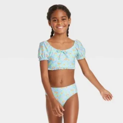 Girls' 2pc Garden Girl Bikini Set - Cat & Jack™ -Kid Clothing GUEST 7eb70300 767e 42f5 aa4a 9ade82ab1aef