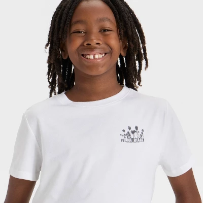Boys' Short Sleeve 'Venice Beach' Graphic T-Shirt - Cat & Jack™ Off-White 3 Boys' Short Sleeve 'Venice Beach' Graphic T-Shirt - Cat & Jack™ Off-White