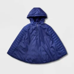 Girls' Adaptive Quilted Cape Jacket - Cat & Jack™ Navy Blue 9 Girls' Adaptive Quilted Cape Jacket - Cat & Jack™ Navy Blue -Kid Clothing GUEST 8094bb3e 4592 4bdb bde5 e8fb2d887357