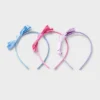 Girls' 3pk Bow Headband Set - Cat & Jack™️ Purple/Blue/Pink: Fashion Accessory For All Hair Types 2 Girls' 3pk Bow Headband Set - Cat & Jack™️ Purple/Blue/Pink: Fashion Accessory For All Hair Types -Kid Clothing GUEST 822c3042 eb81 49f7 9505 694419cd8c8e