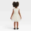 Toddler Girls' Rosette Tulle Dress - Cat & Jack™ Cream -Kid Clothing GUEST 82a7f3a8 22bf 42d1 8d60 0a5fb50b33ef