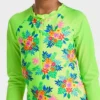 Girls' Aloha Floral One Piece Rash Guard Swimsuit - Cat & Jack™ Lime Green -Kid Clothing GUEST 832e9748 1db4 422e 8621 192c2da5e870