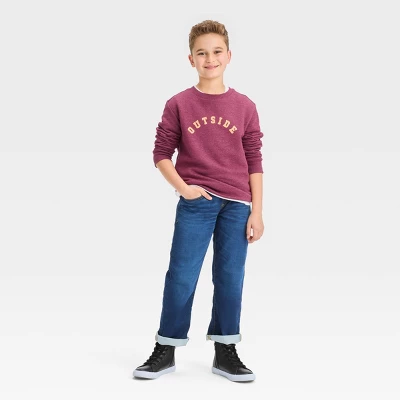 Boys' Athletic Straight Pull-On Pants - Cat & Jack™ 4 Boys' Athletic Straight Pull-On Pants - Cat & Jack™ - Image 2