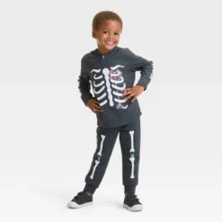Toddler Boys' Halloween T-Shirt And Pull-On Fleece Jogger Pants Set - Cat & Jack™ Black -Kid Clothing GUEST 84a52ce0 1c92 4ab8 aa47 8d25770f7dea
