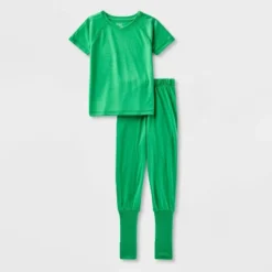 Toddler Adaptive 2pc Port Access Pajama Set - Cat & Jack™ Green 9 Toddler Adaptive 2pc Port Access Pajama Set - Cat & Jack™ Green -Kid Clothing GUEST 85258e7a e05e 4470 acc2 c3f733744a8d