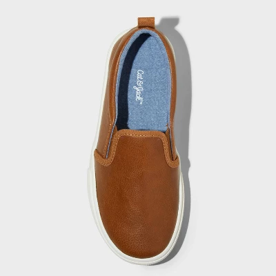 Kids' Rune Slip-On Sneakers - Cat & Jack™ Cognac 4 Kids' Rune Slip-On Sneakers - Cat & Jack™ Cognac - Image 2