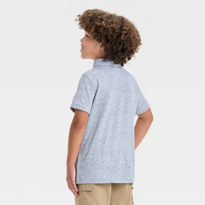 Boys Short Sleeve Polo Shirt - Cat & Jack™ 3 Boys Short Sleeve Polo Shirt - Cat & Jack™