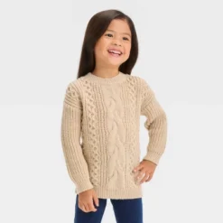 Toddler Girls' Cable Pullover Sweater - Cat & Jack™ 11 Toddler Girls' Cable Pullover Sweater - Cat & Jack™ -Kid Clothing GUEST 891ad1dd 1841 457b 99f8 901e92844d4b