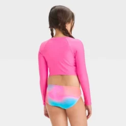 Girls' Rainbow Sparkle Rash Guard Set - Cat & Jack™ Pink 8 Girls' Rainbow Sparkle Rash Guard Set - Cat & Jack™ Pink -Kid Clothing GUEST 895a5d7b 8ee1 4766 baef 7874559de885