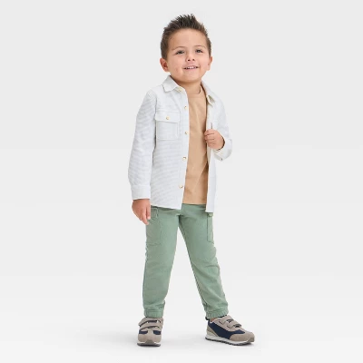 Toddler Boys' Short Sleeve Knit Solid T-Shirt - Cat & Jack™ 4 Toddler Boys' Short Sleeve Knit Solid T-Shirt - Cat & Jack™ - Image 2