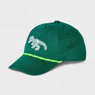 Toddler Boys' Dinosaur Baseball Hat - Cat & Jack™ Green 5 Toddler Boys' Dinosaur Baseball Hat - Cat & Jack™ Green - Image 3