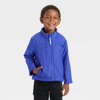 Toddler Boys' Dino 3-in-1 Snowplay Jacket - Cat & Jack™ Blue 4 Toddler Boys' Dino 3-in-1 Snowplay Jacket - Cat & Jack™ Blue - Image 2