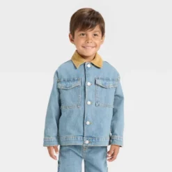 Toddler Boys' Collared Denim Jacket - Cat & Jack™ Medium Wash 7 Toddler Boys' Collared Denim Jacket - Cat & Jack™ Medium Wash -Kid Clothing GUEST 8e5585a2 f8e1 4ffd bf41 c024c226da58