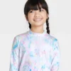 Girls' Tunic Tie-Dye Long Sleeve Rash Guard Swimsuit Top - Cat & Jack™️ White 1 Girls' Tunic Tie-Dye Long Sleeve Rash Guard Swimsuit Top - Cat & Jack™️ White -Kid Clothing GUEST 8fde8b07 d118 481a 8cb3 5cdb5ef15230