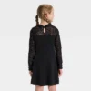 Girls' Long Sleeve Spider Web Halloween Dress - Cat & Jack™ Black 2 Girls' Long Sleeve Spider Web Halloween Dress - Cat & Jack™ Black -Kid Clothing GUEST 90cc586f 7938 4346 822d f308c50e1481
