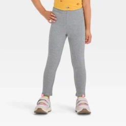 Toddler Girls' 2pk Leggings Set - Cat & Jack™ Black/Gray